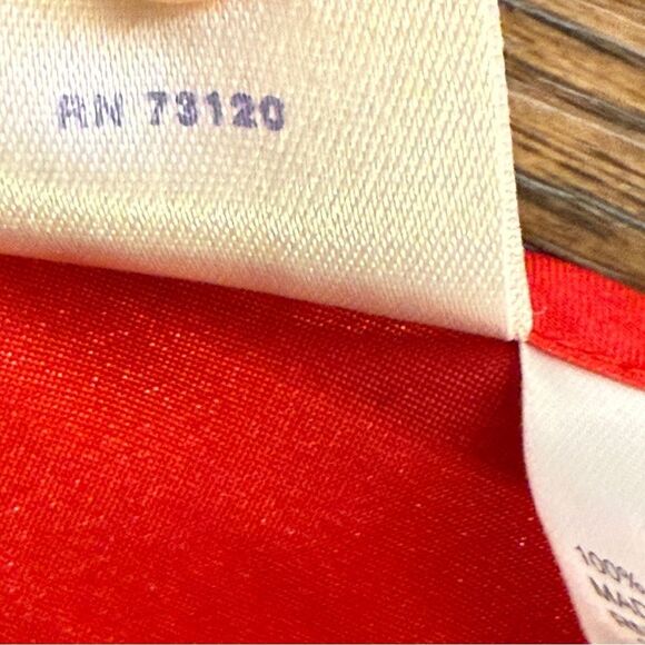 Vintage Frederick's of Hollywood Vibrant Red Satin Camisole Top Size Small - Picture 8 of 13